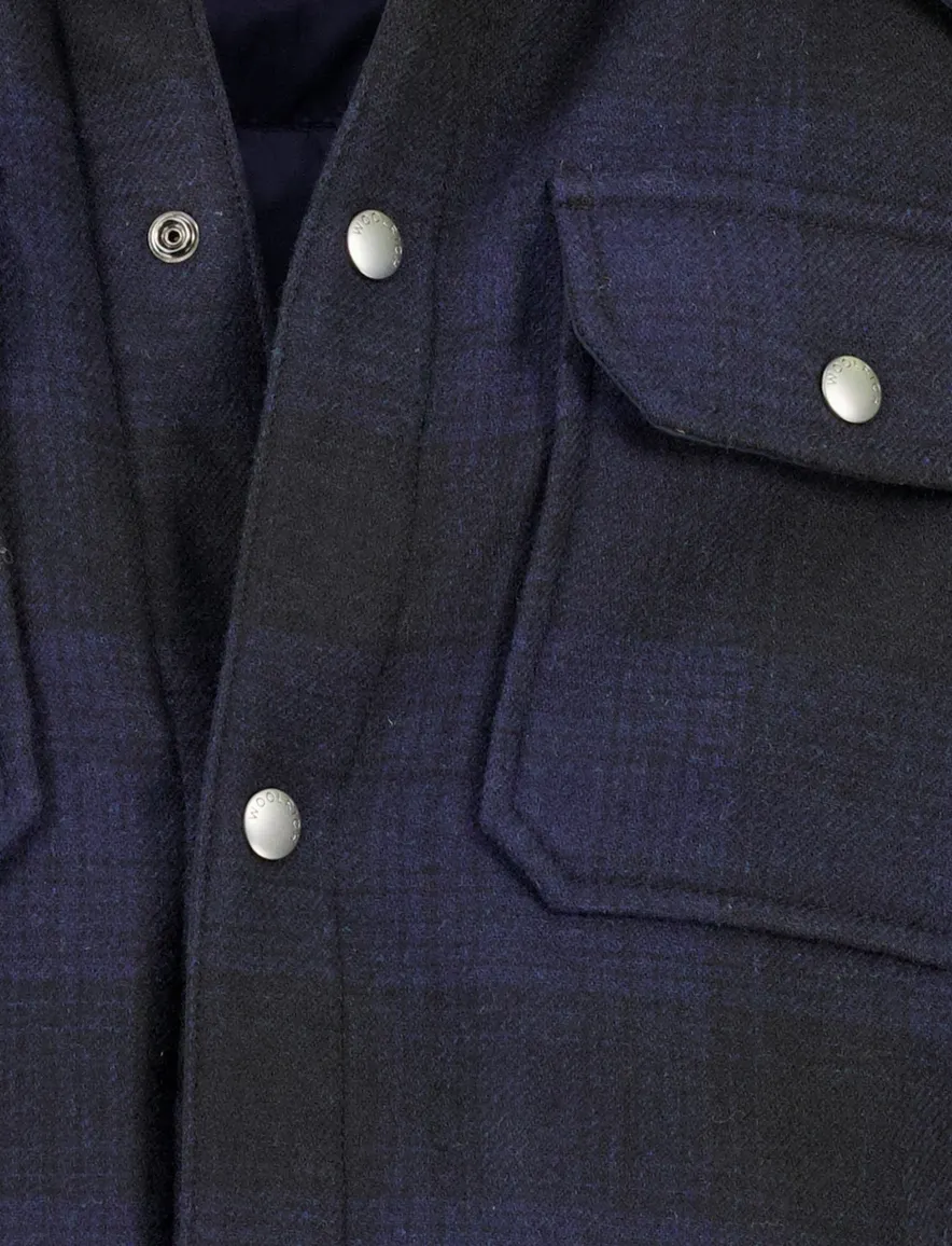 Jas Woolrich donkerblauw