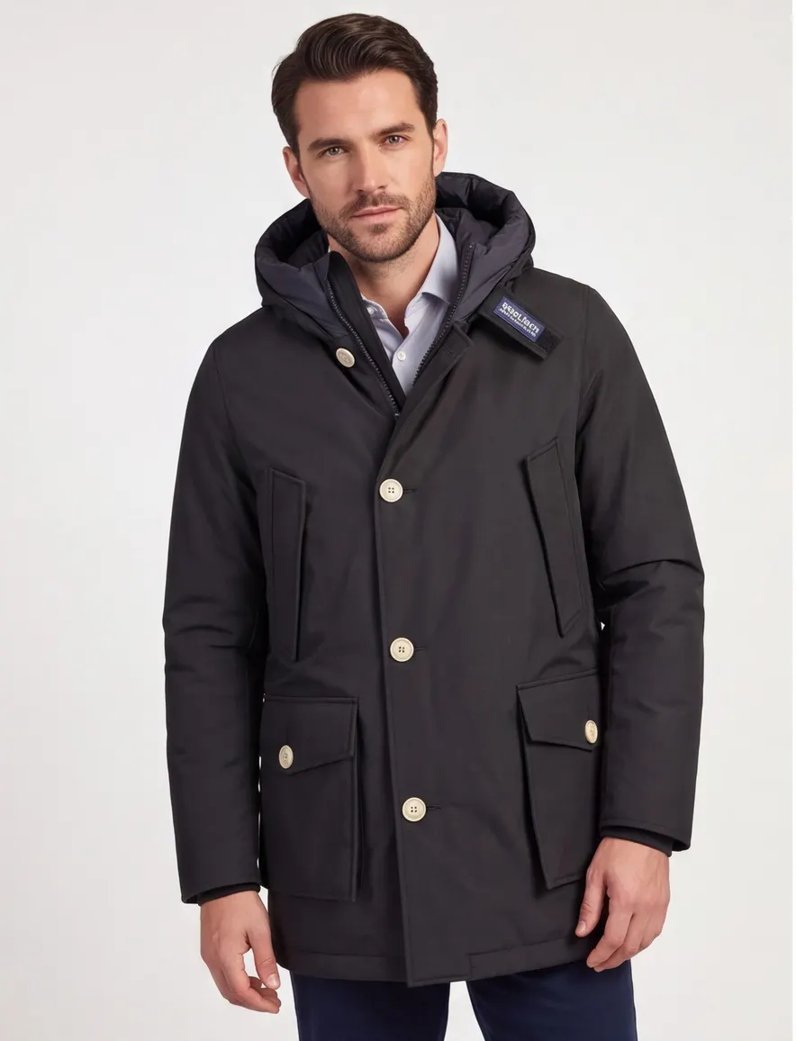 Jas Woolrich zwart