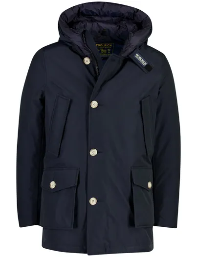 Woolrich Parka jas Woolrich donkerblauw