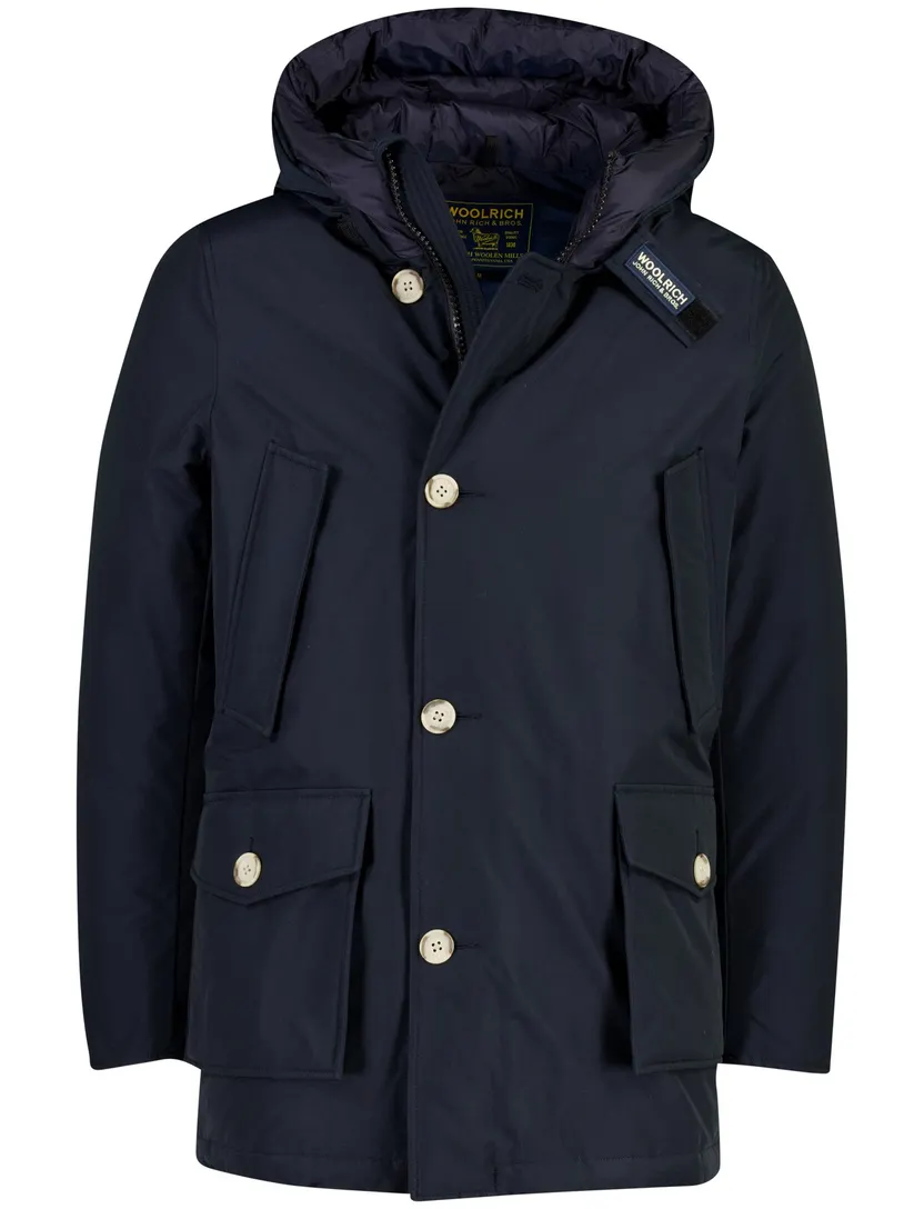 Parka jas Woolrich donkerblauw