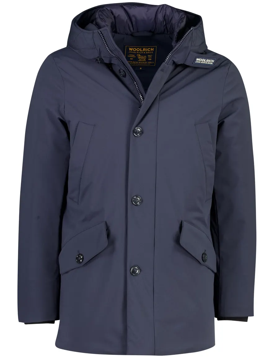 Jas Woolrich donkerblauw