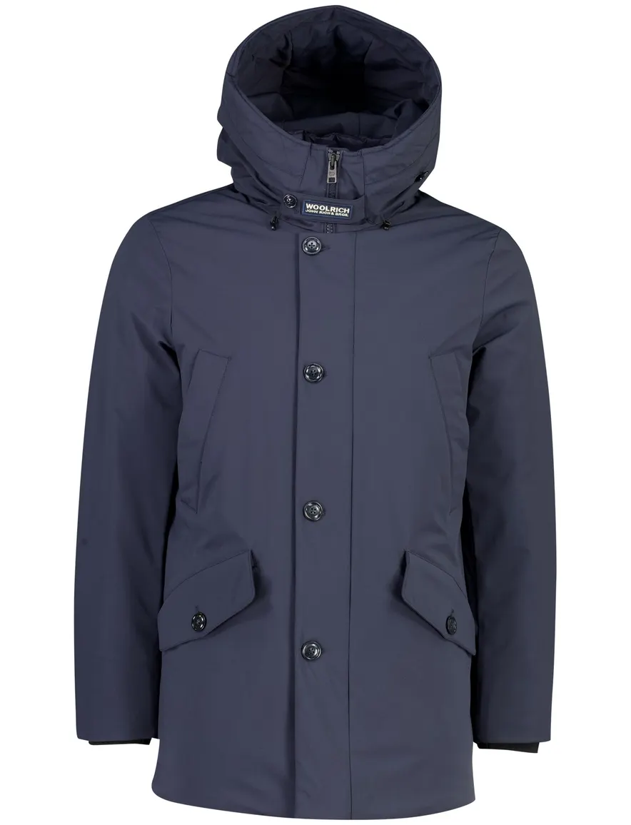 Jas Woolrich donkerblauw