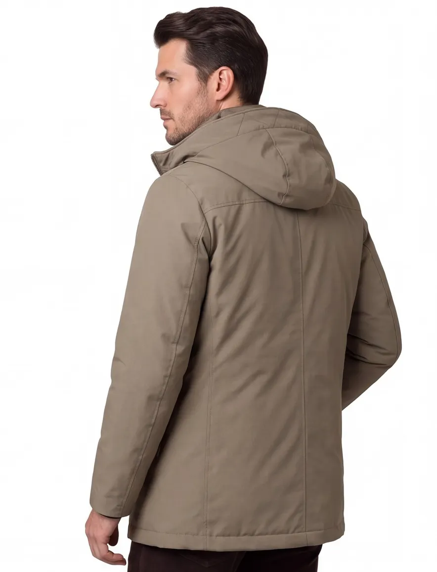 Jas Woolrich grijs
