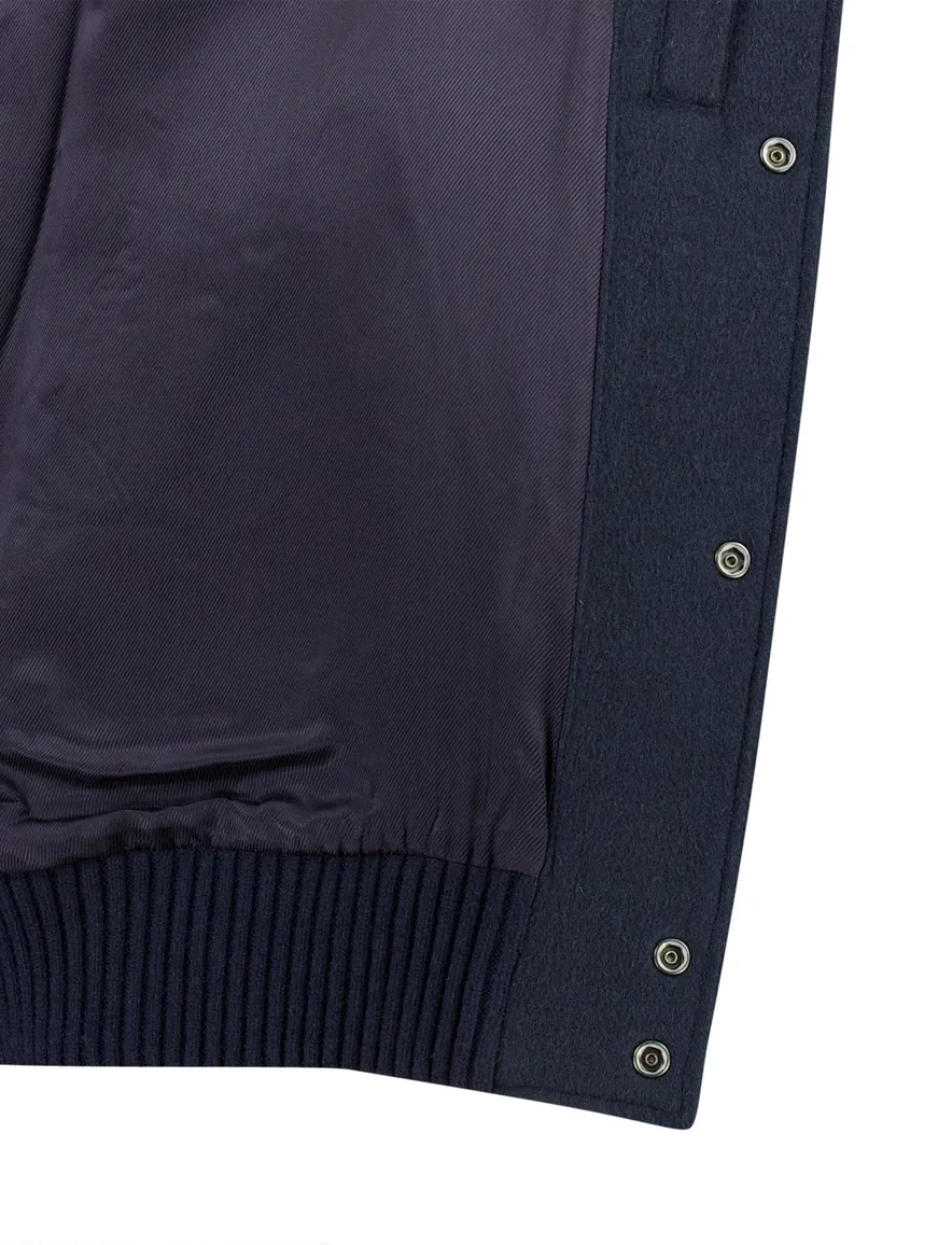 Woolrich bomberjack donkerblauw effen