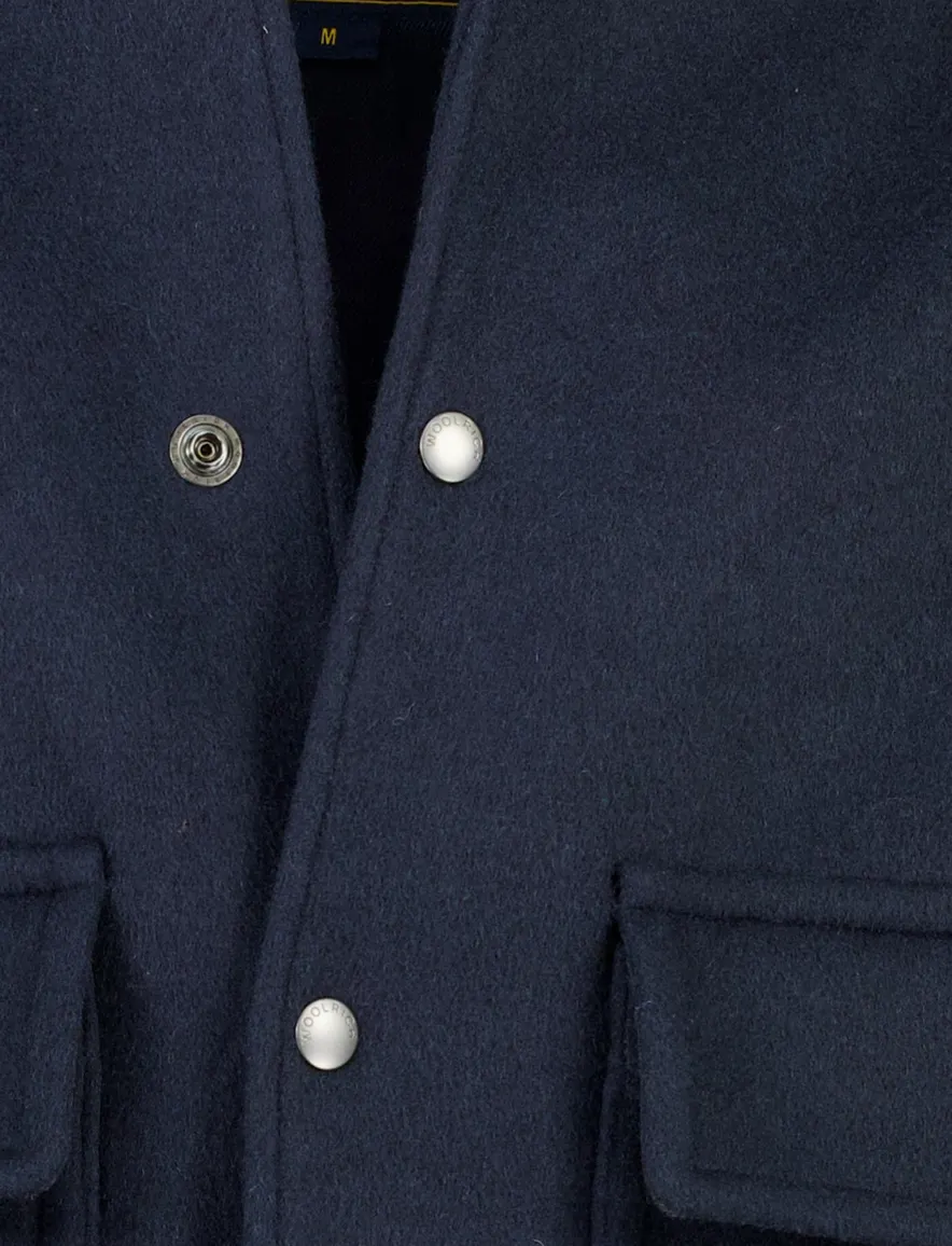 Jas Woolrich donkerblauw