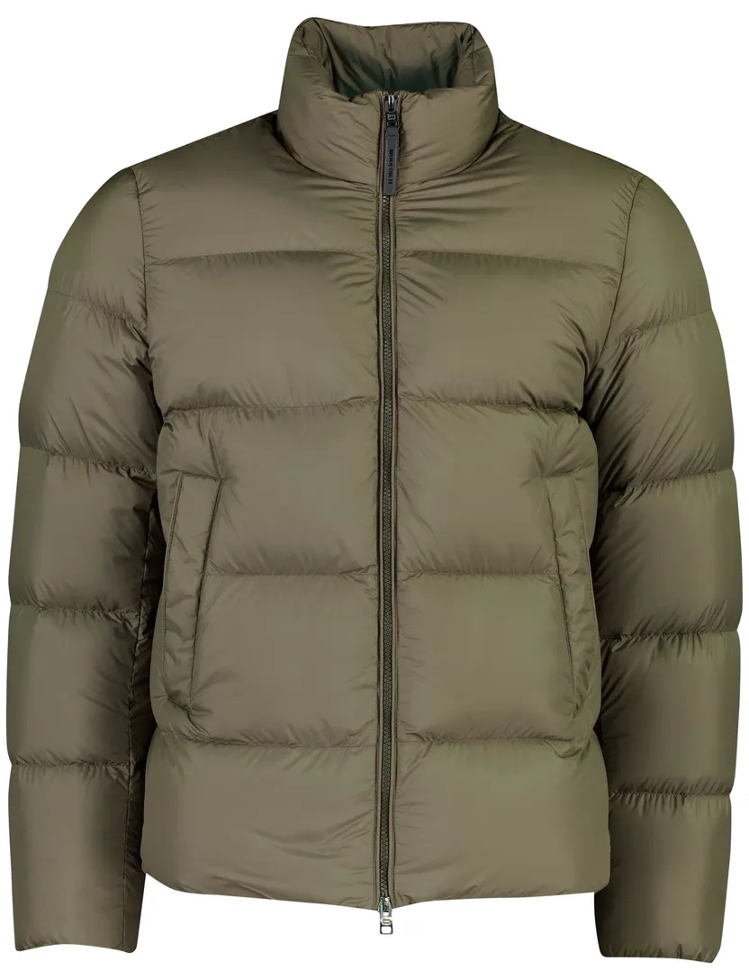 Pufferjas Woolrich groen