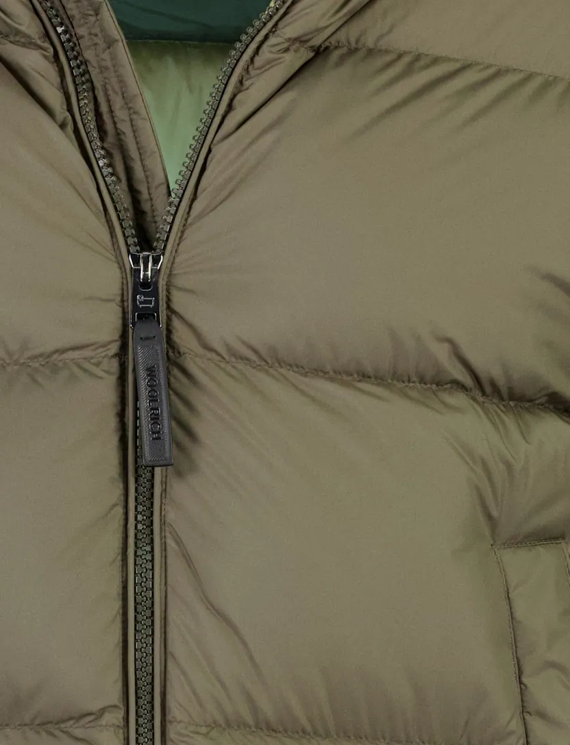 Pufferjas Woolrich groen