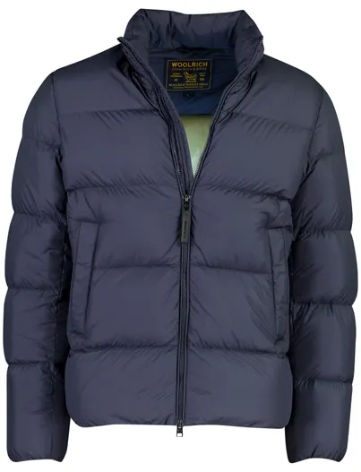 Woolrich Gewatteerde jas Woolrich donkerblauw