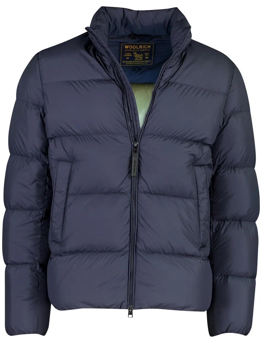 Jas Woolrich donkerblauw