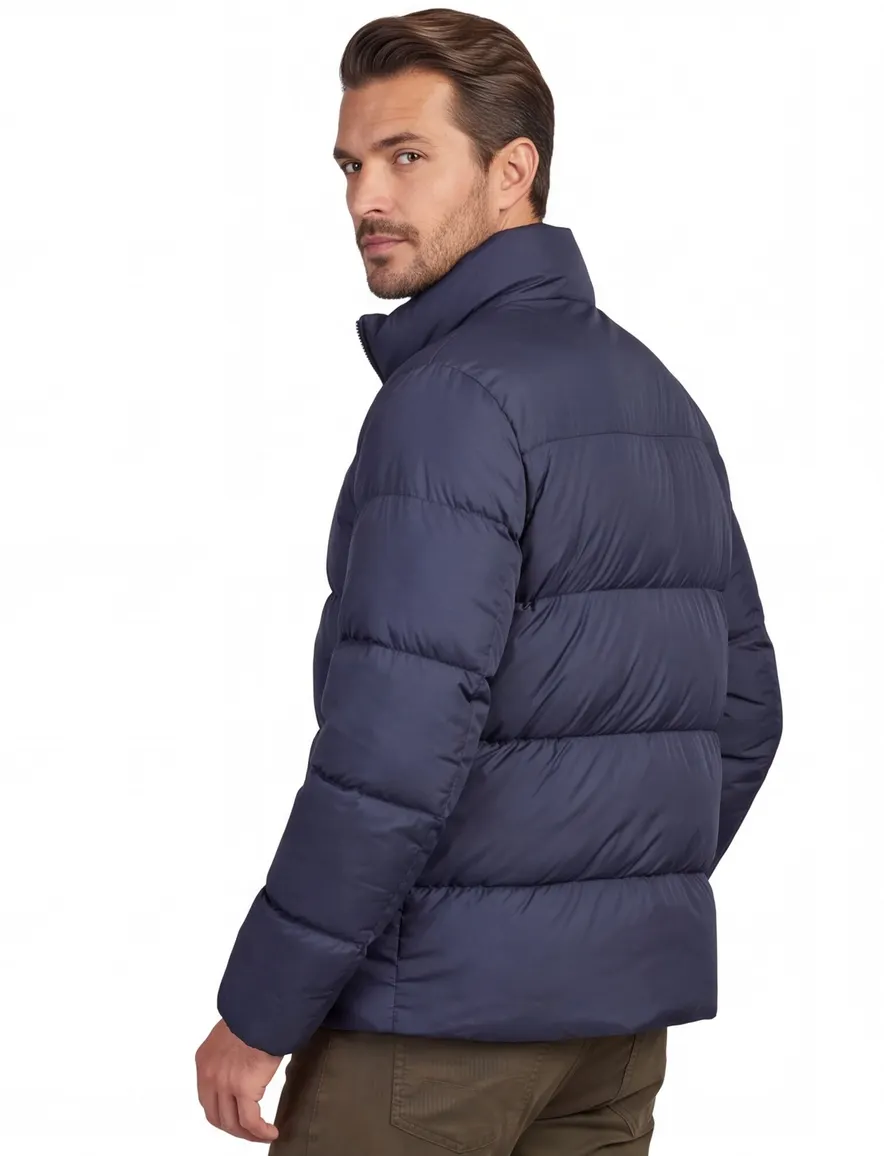 Jas Woolrich donkerblauw