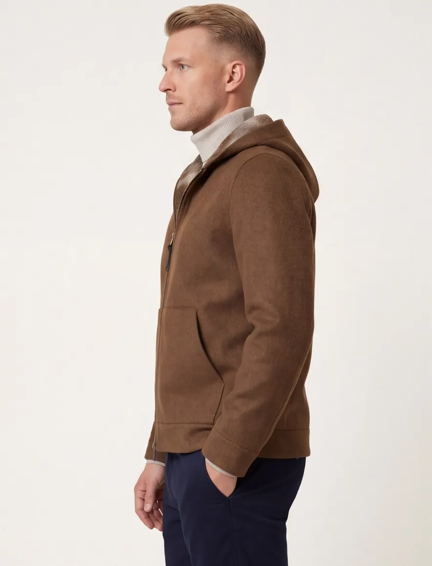 Jas Woolrich bruin