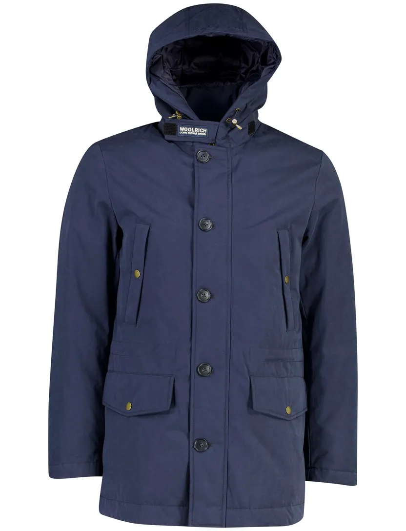 Jas Woolrich donkerblauw