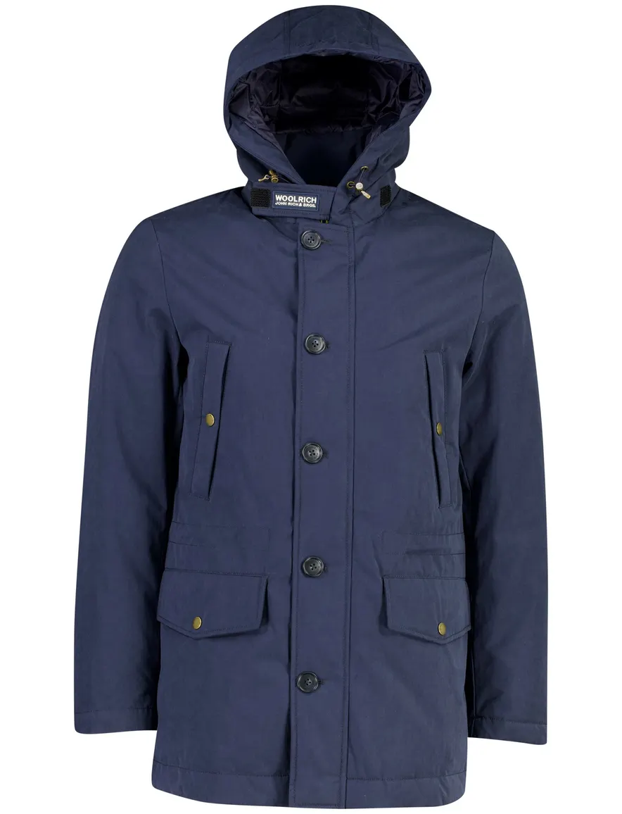 Jas Woolrich donkerblauw