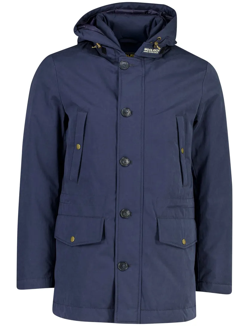 Jas Woolrich donkerblauw