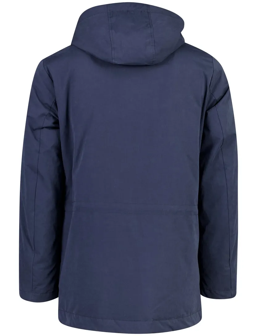Jas Woolrich donkerblauw