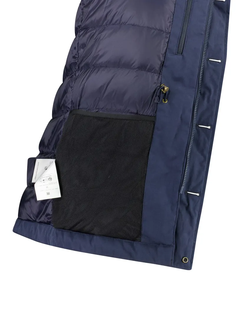 Jas Woolrich donkerblauw