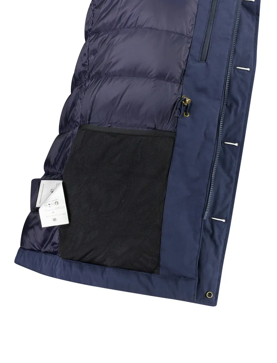Jas Woolrich donkerblauw