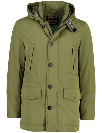 Woolrich Parka jas Woolrich groen