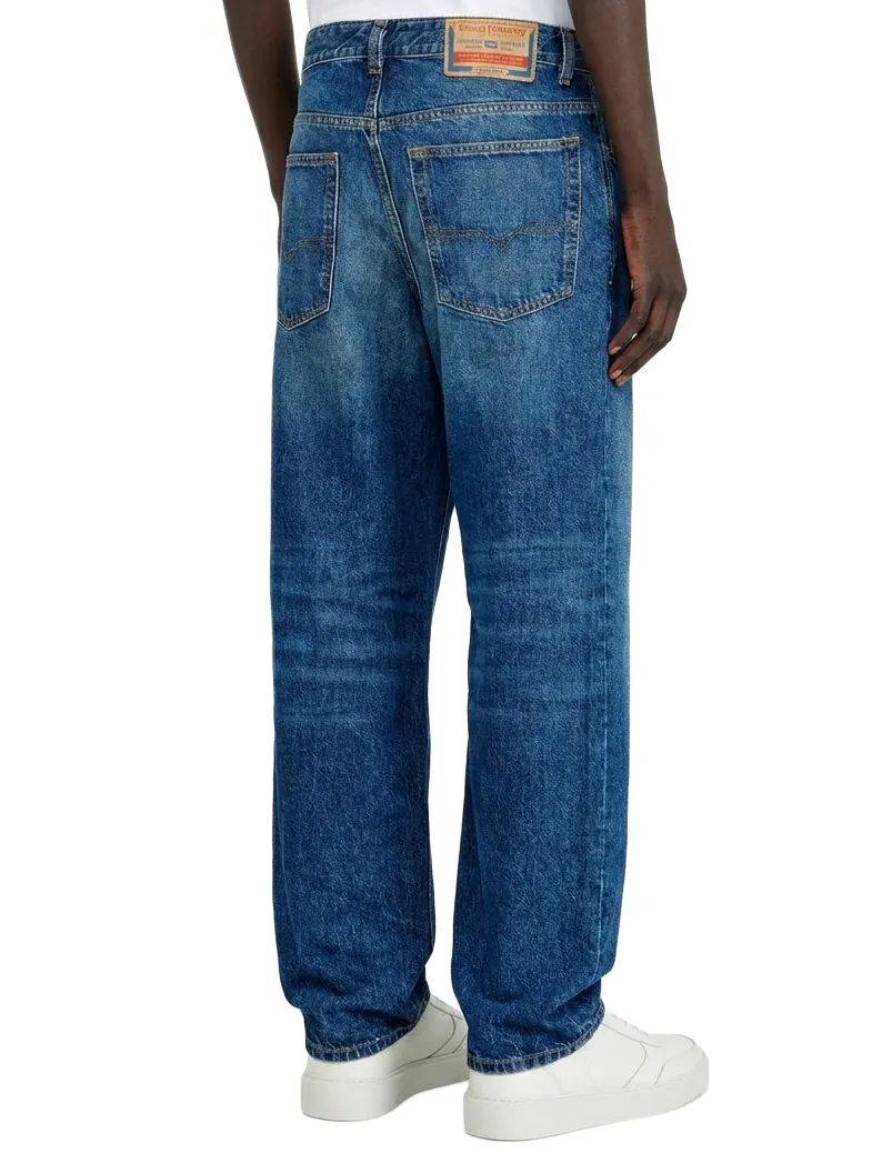 Broek Diesel D-Macro donkerblauw gemeleerd