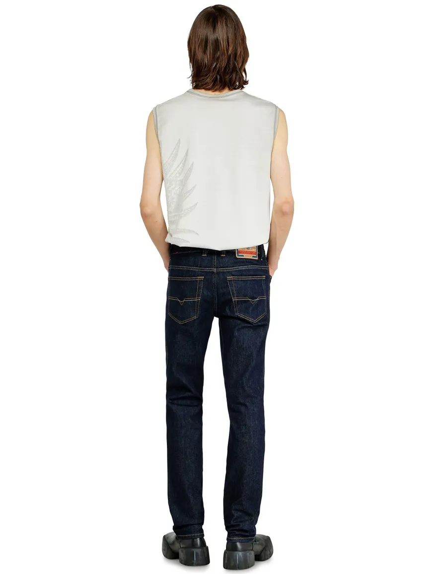 Diesel 5-pocket denim broek donkerblauw
