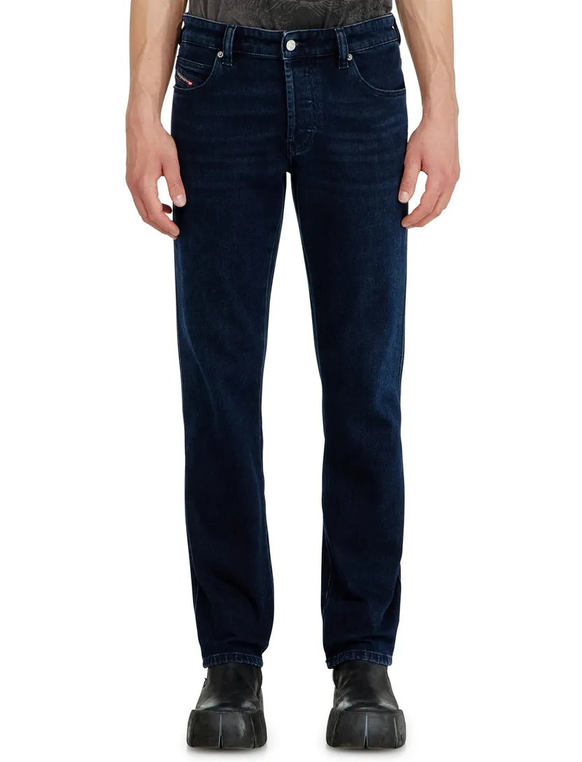 Broek Diesel donkerblauw denim normal fit