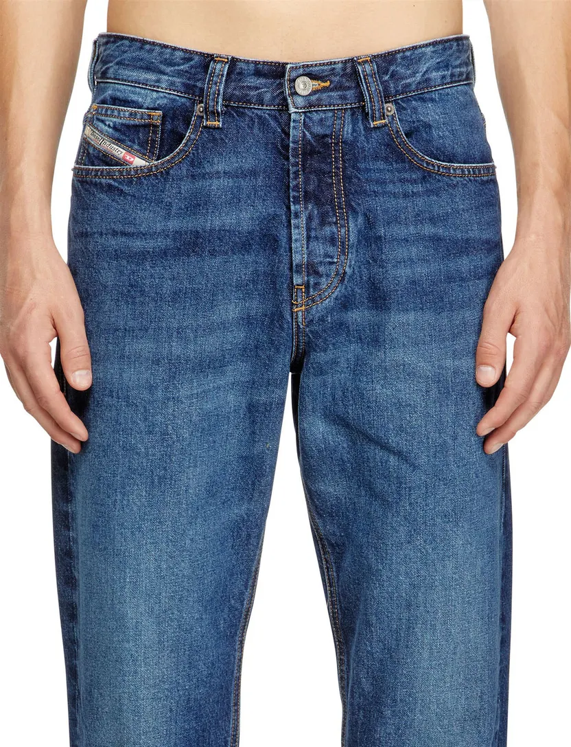 Broeken Diesel D-Macs blauw denim wijde fit
