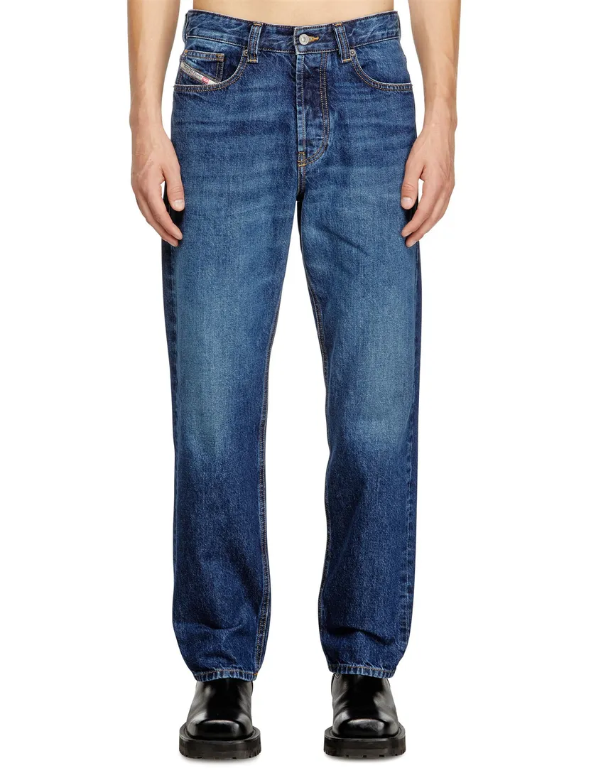 Broeken Diesel D-Macs blauw denim wijde fit