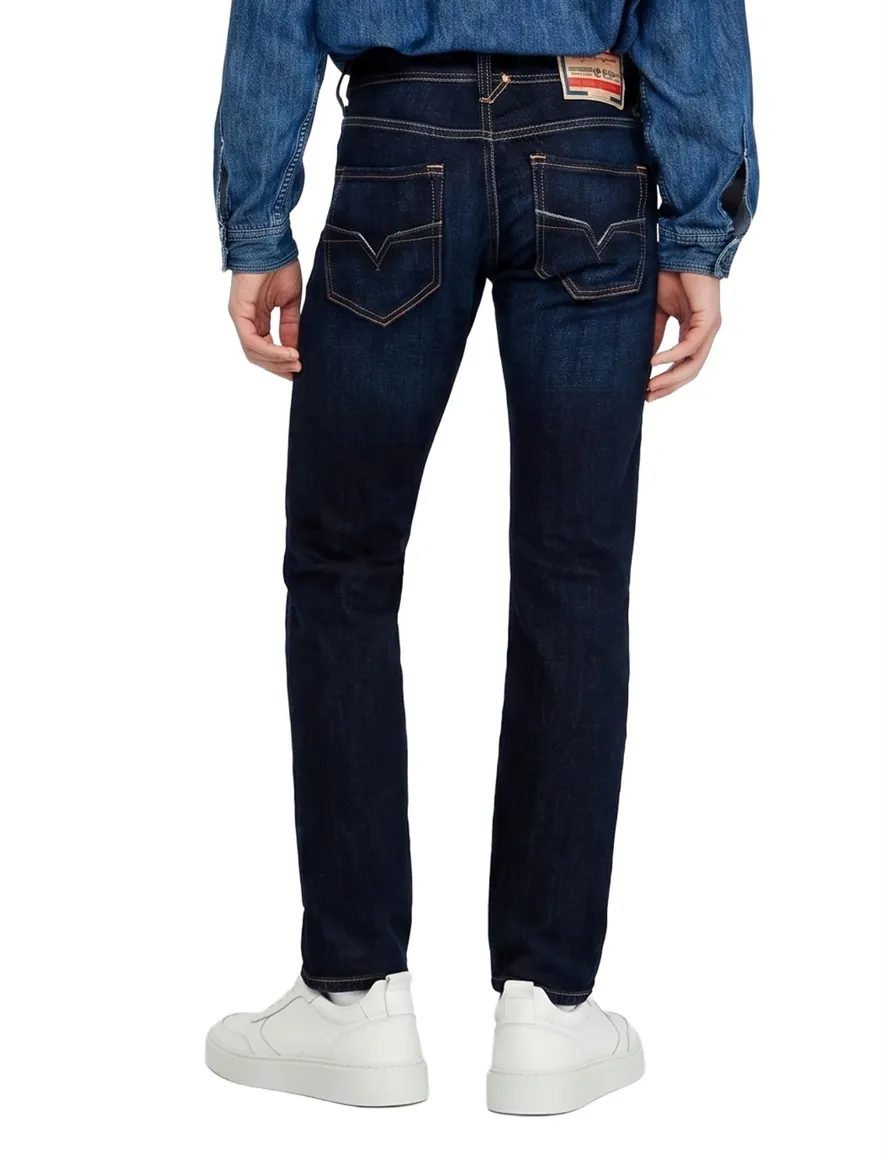 Diesel Larkee spijkerbroek donkerblauw gemeleerd