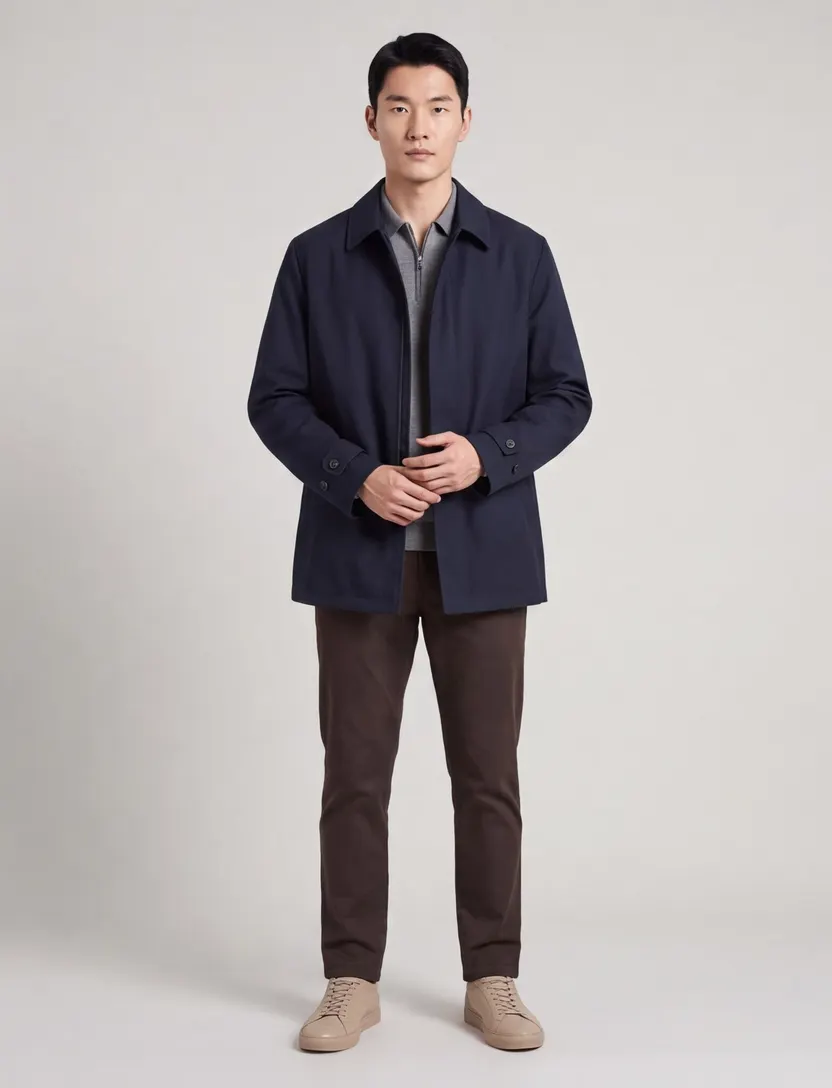 Jas Corneliani donkerblauw