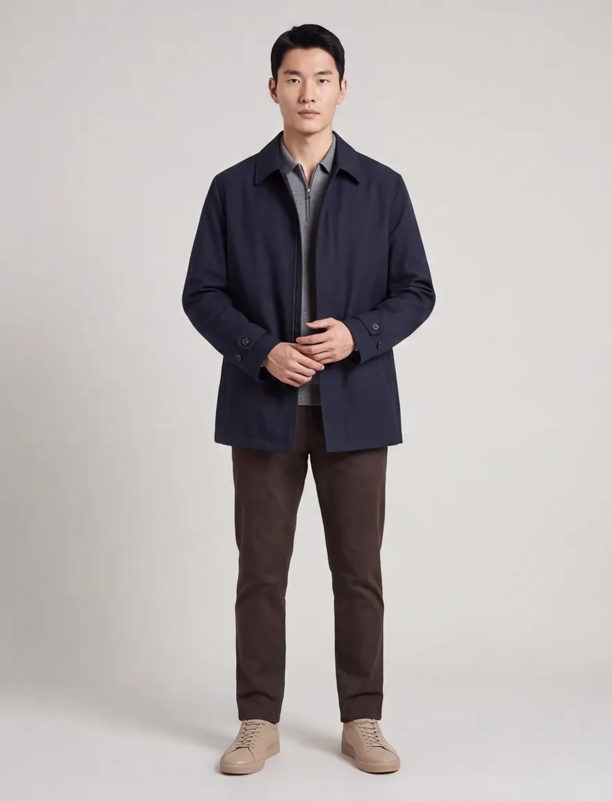 Jas Corneliani donkerblauw