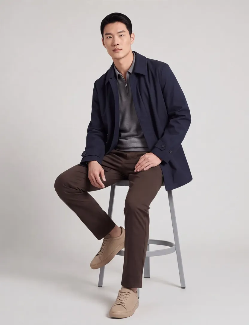 Jas Corneliani donkerblauw