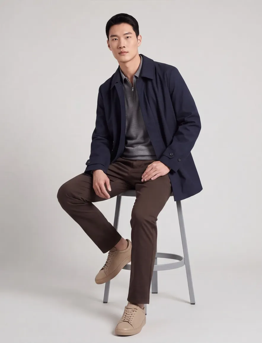 Jas Corneliani donkerblauw