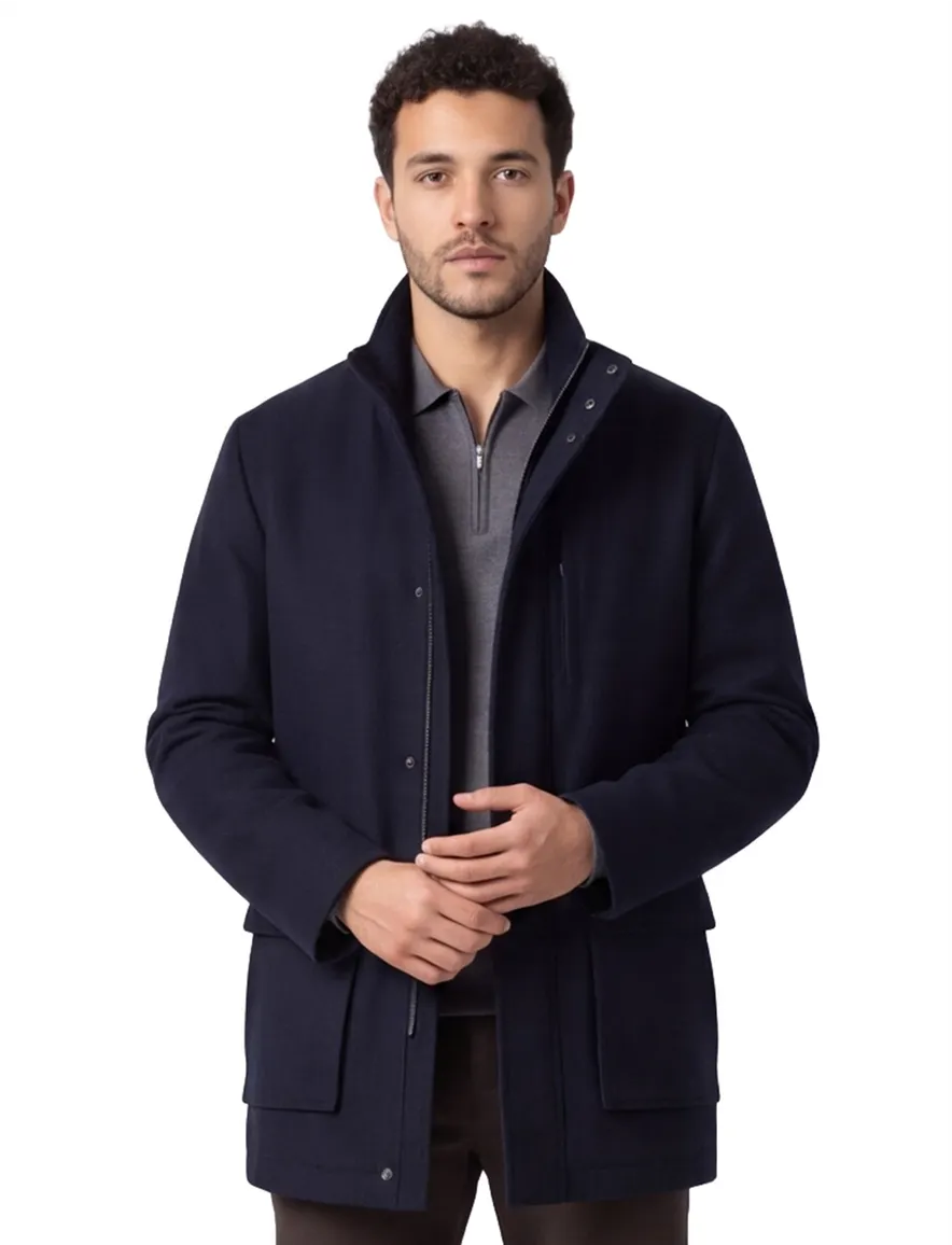 Corneliani blazer donkerblauw gevoerd
