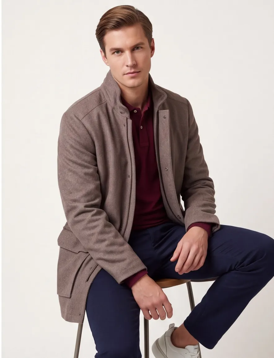 Jas Corneliani bruin