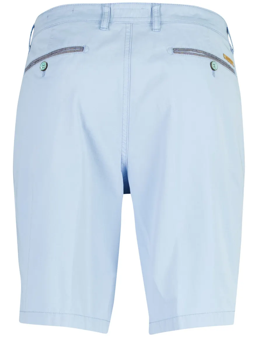 Gardeur Jasper chino shorts lichtblauw modern fit