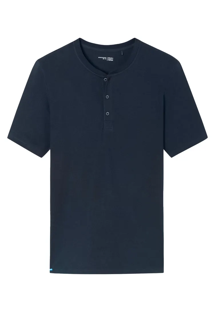 Pyjama Schiesser Mix+Relax navy shortama
