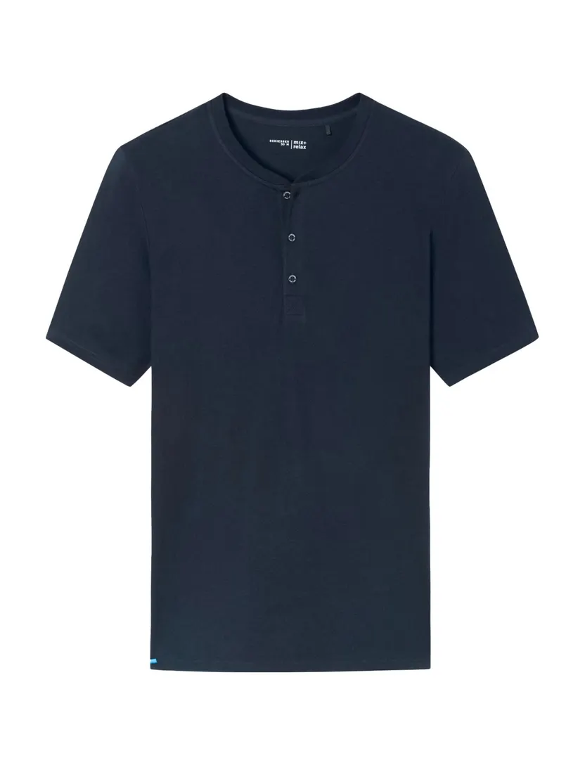 Pyjama shirt Schiesser Mix+Relax navy