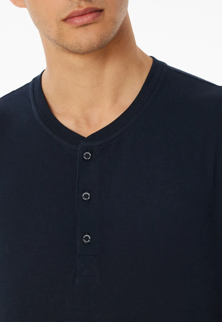 Pyjama Schiesser Mix+Relax navy shortama