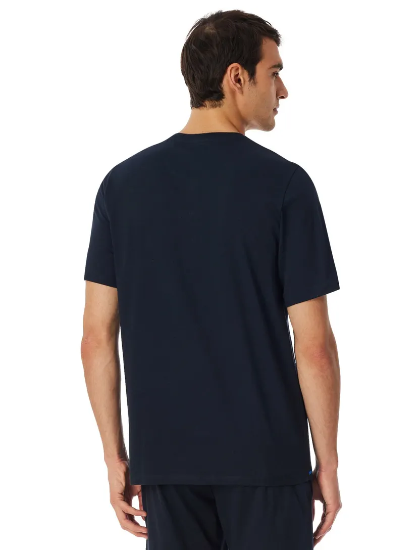 Pyjama shirt Schiesser Mix+Relax navy
