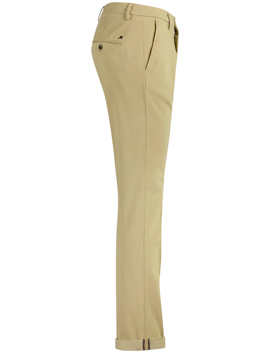 Mason's Torino chino bruin flatfront