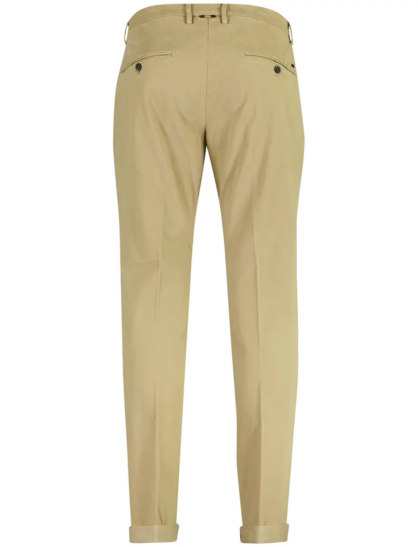 Mason's Torino chino bruin flatfront