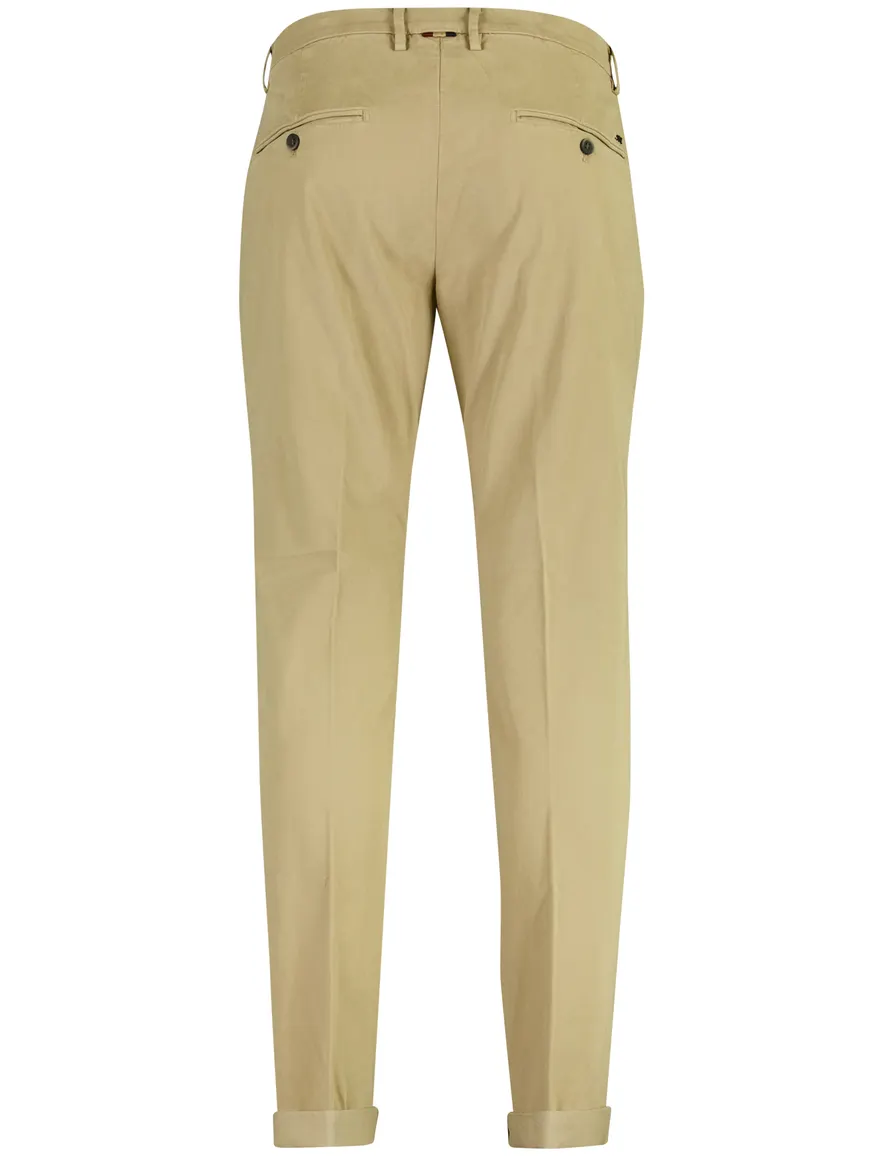 Mason's Torino chino bruin flatfront