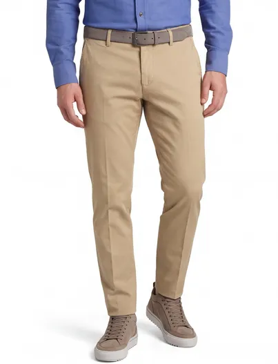 Mason's Mason's Torino chino bruin flatfront