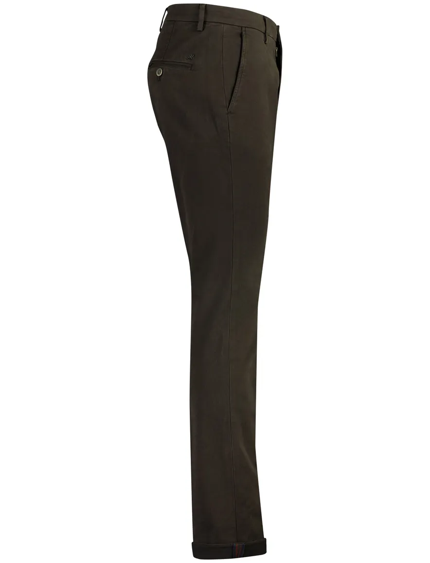 Mason's Torino chino flatfront bruin