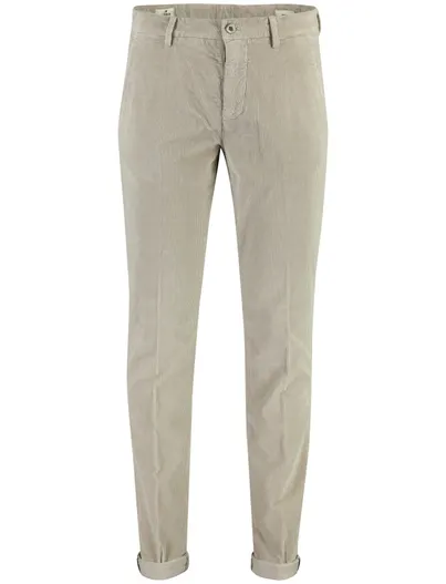 Mason's Broeken Mason's Torino grijs chino flatfront
