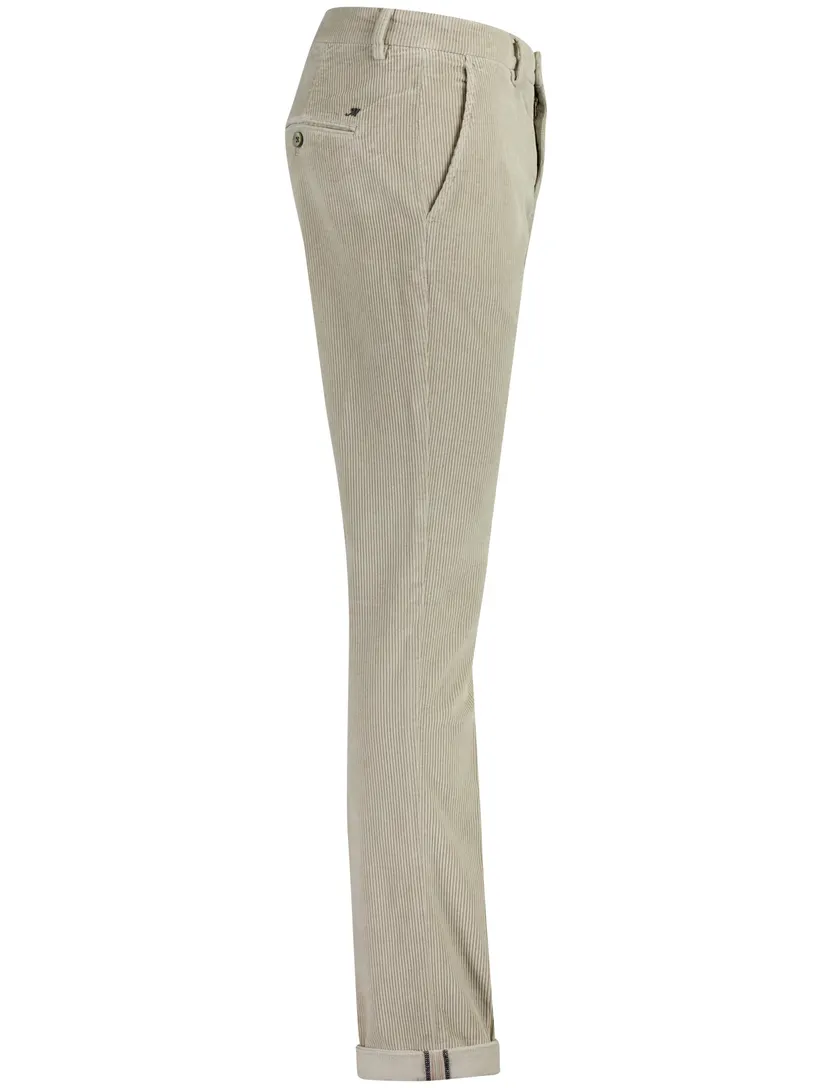 Broeken Mason's Torino grijs chino flatfront