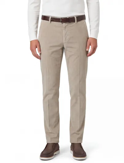 Mason's Mason's Torino chino grijze broek flatfront