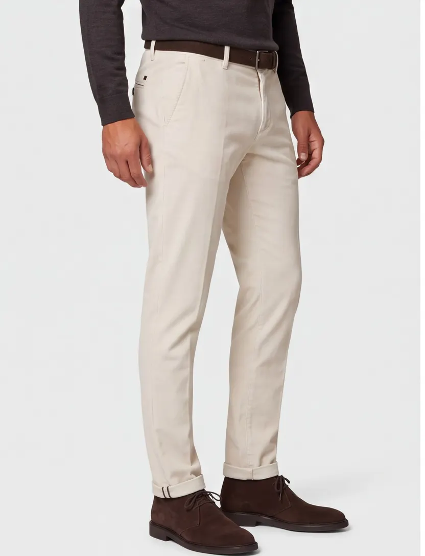 Mason's Torino chino beige flatfront