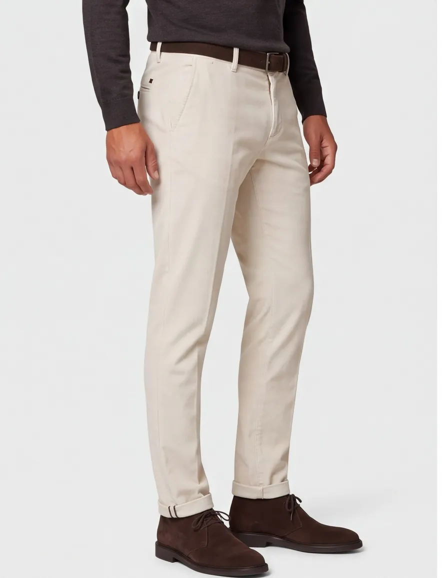 Mason's Torino chino beige flatfront