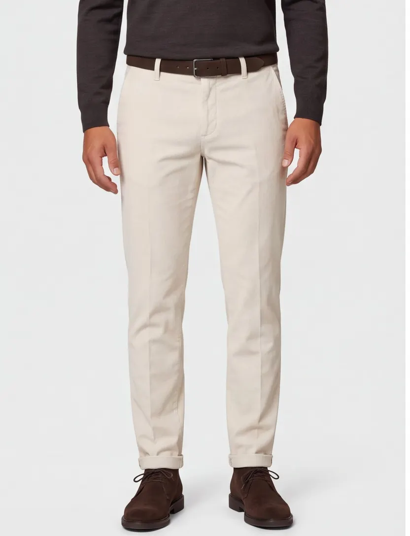 Mason's Torino chino beige flatfront